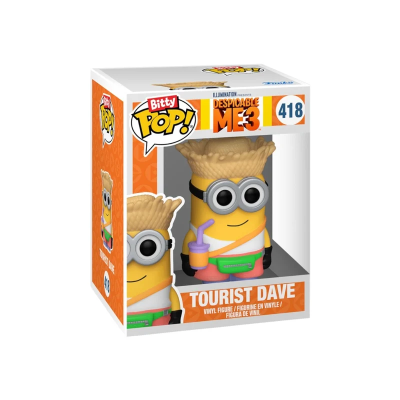 Pajama Bob & Tourist Dave 2 pack Bitty Pop - Minions