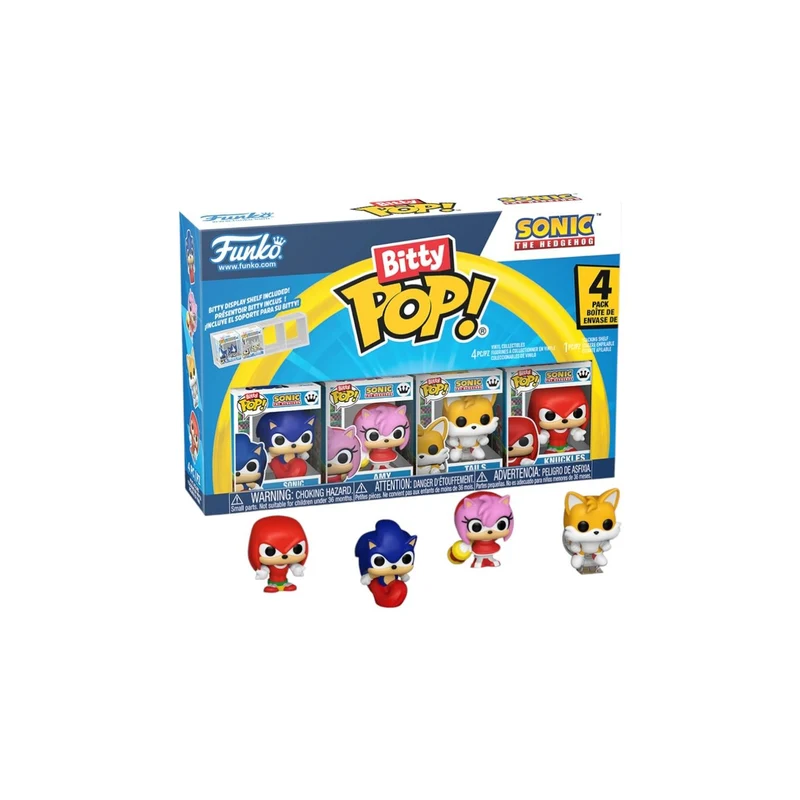 Sonic the Hedgehog 4 Pack Funko Bitty Pops - Sonic the Hedgehog