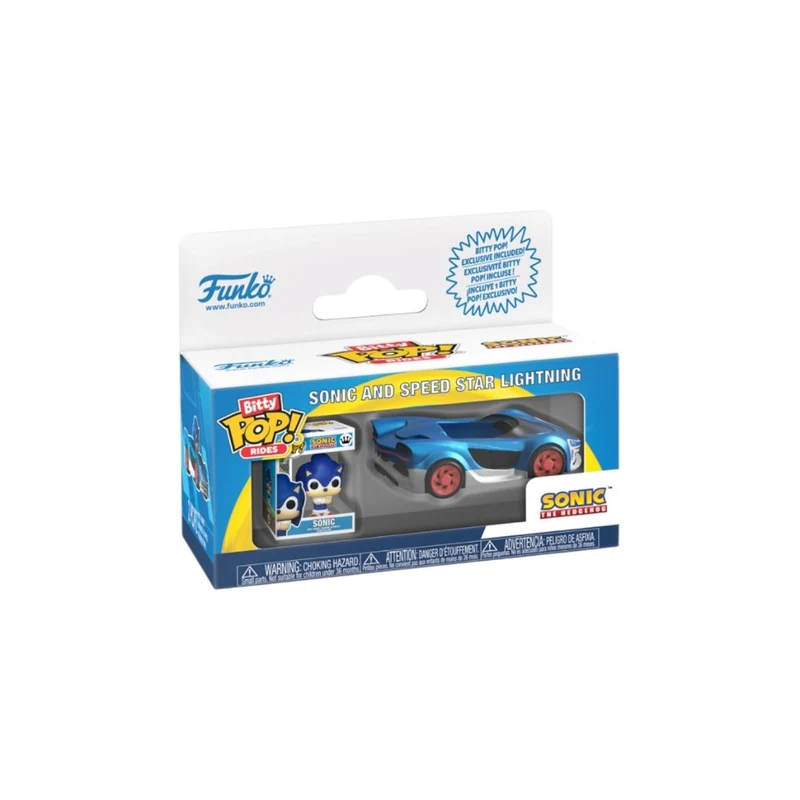 Sonic and Speed Star Lightening Funko Bitty Ride - Sonic the Hedgehog