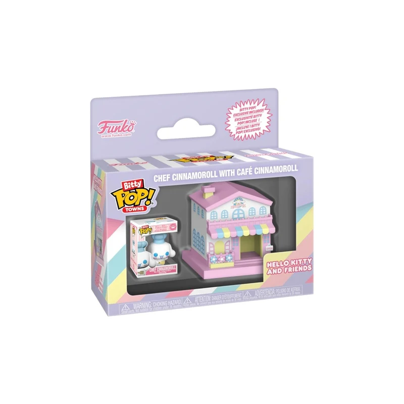 Chef Cinnamoroll with Cafe Cinnamoroll Funko Bitty Town - Hello Kitty and Friends