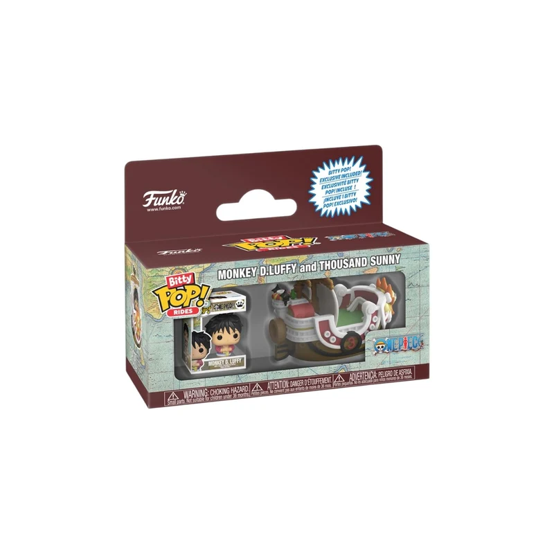 Monkey D Luffy and Thousand Sunny Funko Bitty Ride - One Piece
