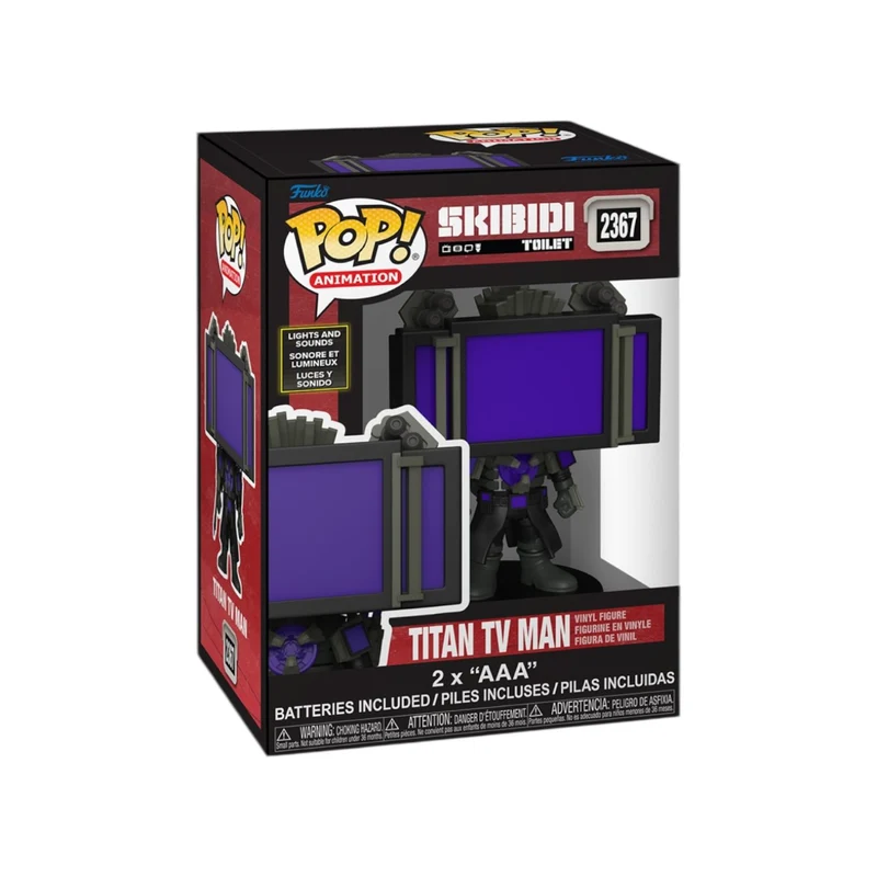 Titan TV Man #2367 (Light and Sounds Effect) Funko Pop - Skibidi Toilet