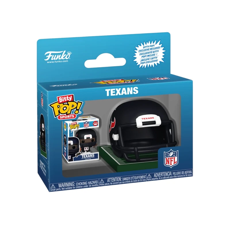 Helmet & Player Texans Funko Bitty Pop! - Houston Texans - NFL