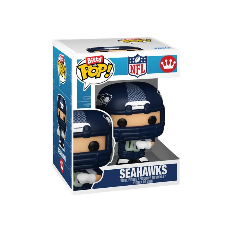 Helmet & Player Seahawks Funko Bitty Pop! - Seattle Seahawks - NFL