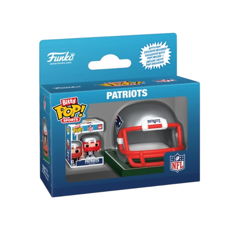 Helmet & Player Patriots Funko Bitty Pop! - New England Patriots - NFL