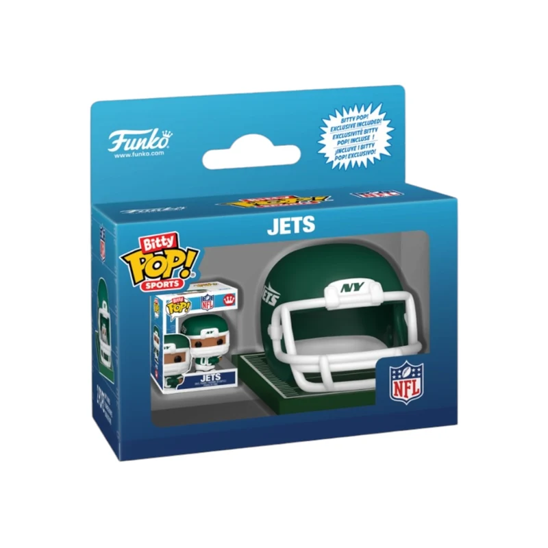 Helmet & Player Jets Funko Bitty Pop! - New York Jets - NFL