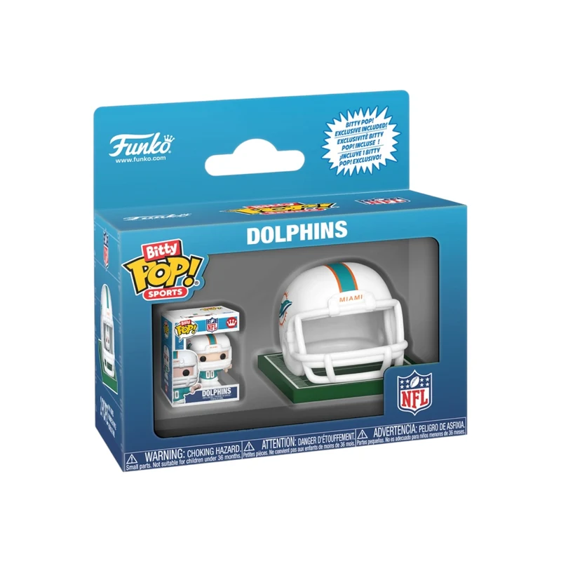 Helmet & Player Dolphins Funko Bitty Pop! - Miami Dolphins - NFL