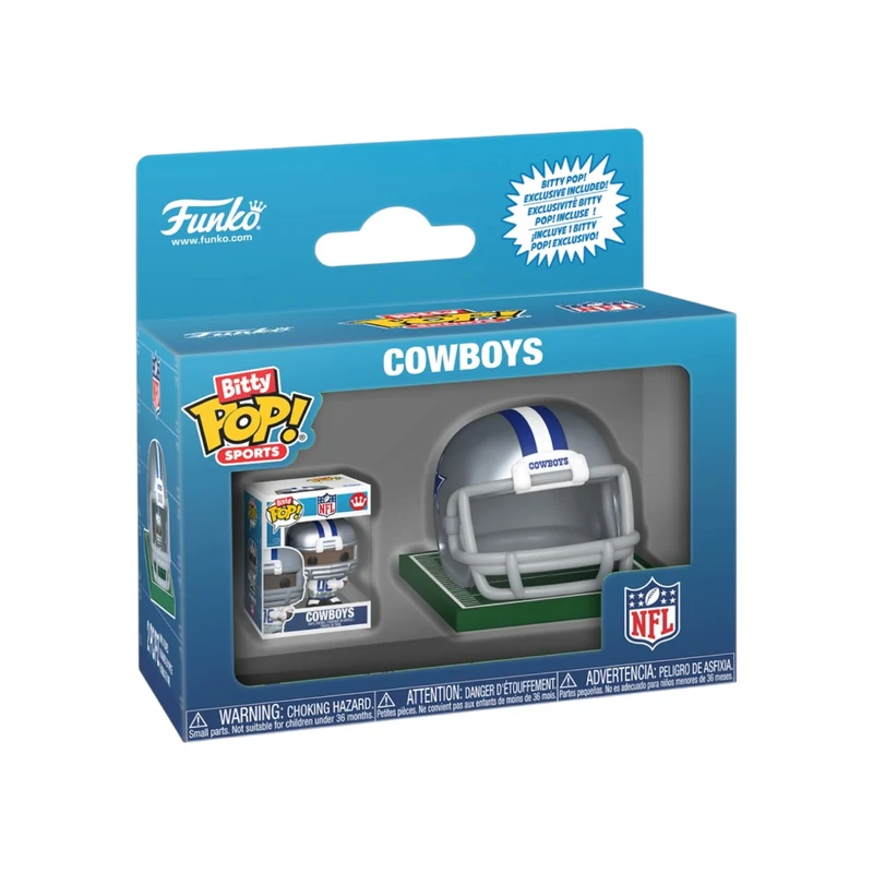 Helmet & Player Cowboys Funko Bitty Pop! - Dallas Cowboys - NFL