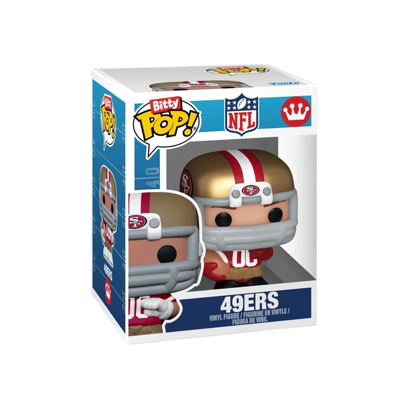 Helmet & Player 49ers Funko Bitty Pop! - San Francisco 49ers - NFL
