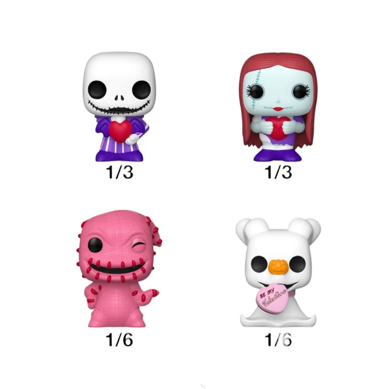 The Nightmare before Christmas Funko Bitty Singles - Valentines