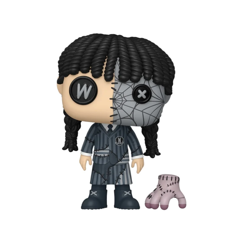 Wednesday Addams with Thing (Patchwork) #1492 Funko Pops - The Addams Family - PREORDER