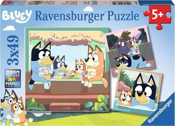 Kinderpuzzle - Blueys Abenteuer - 49 Teile