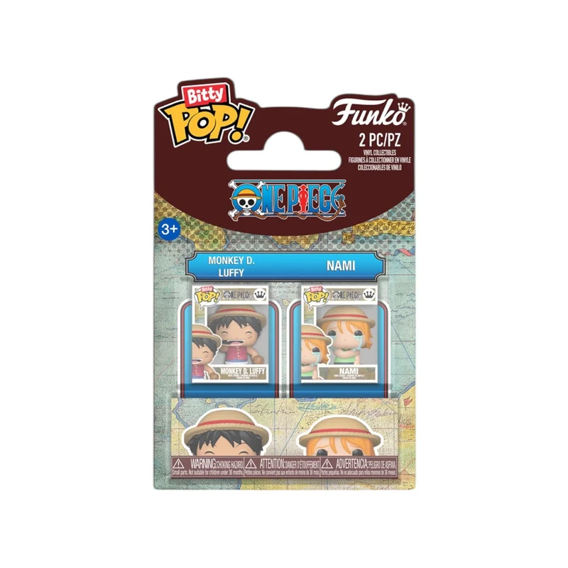 Luffy & Nami 2 pack Bitty Pop - One Piece - PREORDER