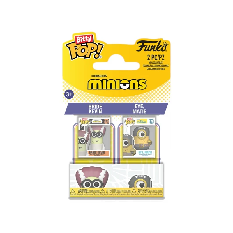 Bride Kevin & Eye Matie 2 pack Bitty Pop - Minions