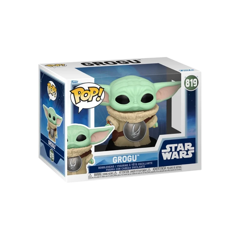 Grogu with Mudhorn Chest Armour #819 Funko Pop - Star Wars