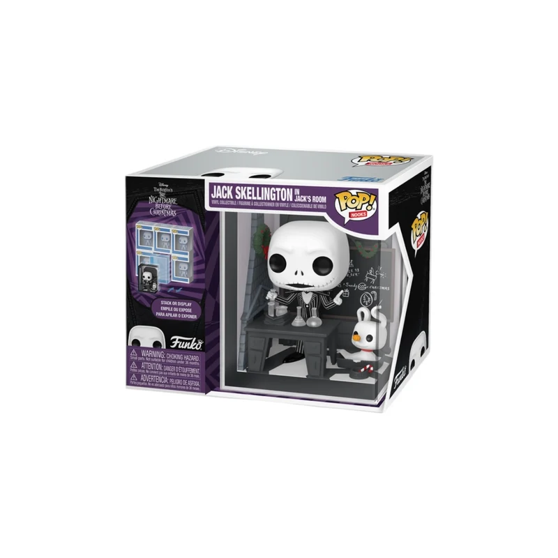 Jack Skellington in Jack's room Funko Nooks Pop! - The Nightmare Before Christmas