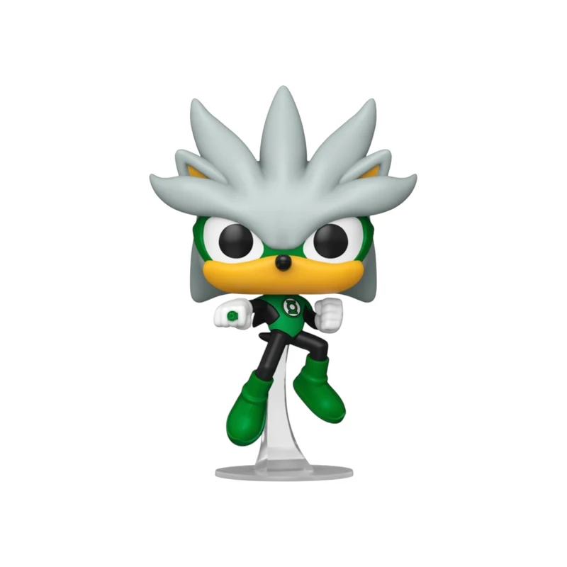 Silver as Green Lantern #592 Funko Pop! - DC X Sonic the Hedgehog - Funko Exclusive