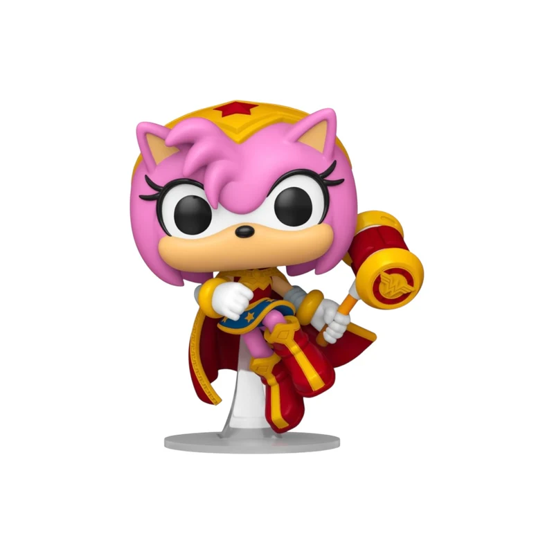 Amy as Wonder Woman #595 Funko Pop! - DC X Sonic the Hedgehog - Funko Exclusive