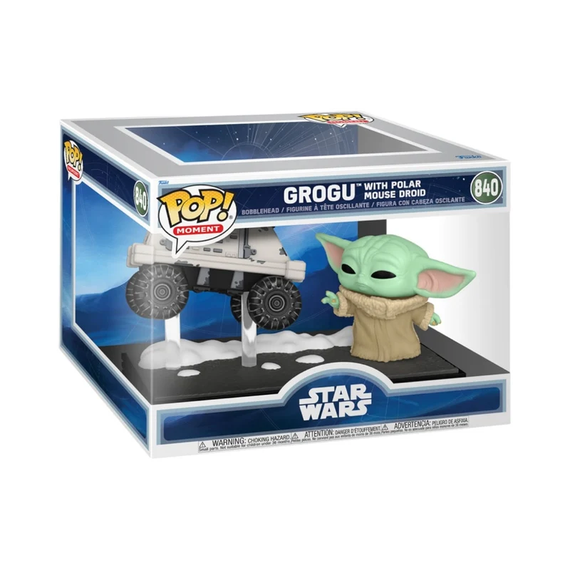 Grogu with Polar Mouse Droid #840 Funko Pop Moment - Star Wars