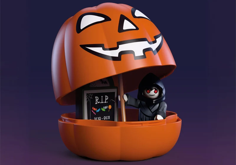 Kürbis Sensenmann 72357 nachleuchtend – Playmobil