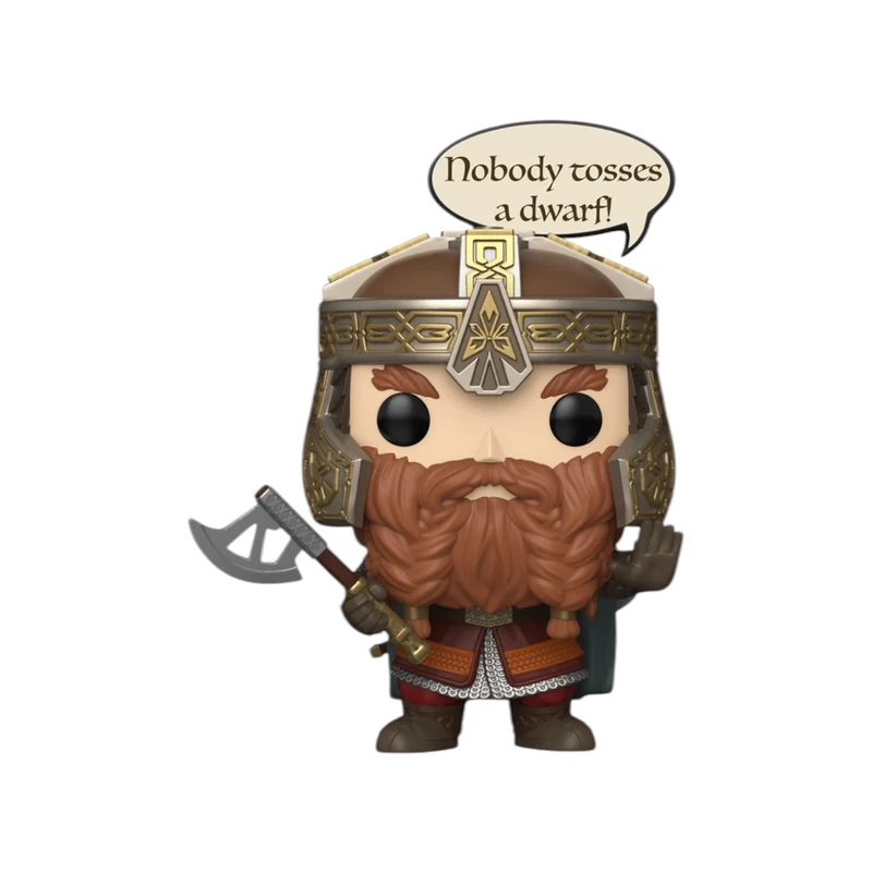 Gimli (Nobody Tosses a Dwarf) #2028 Funko Pop! Sayings - The Lord Of The Rings