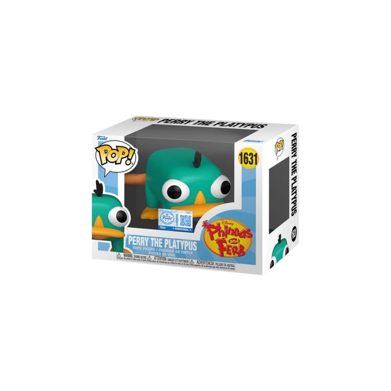 Perry the Platypus #1631 Funko Pop! - Phineas and Ferb - Funko Exclusive
