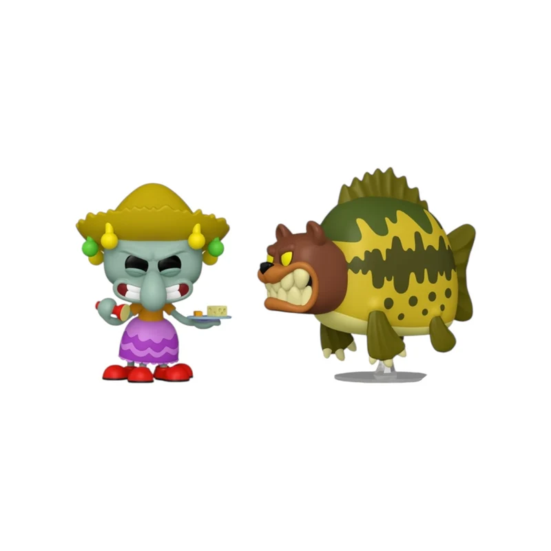 Squidward & Sea Bear 2 pack Funko Pop - Spongebob Squarepants