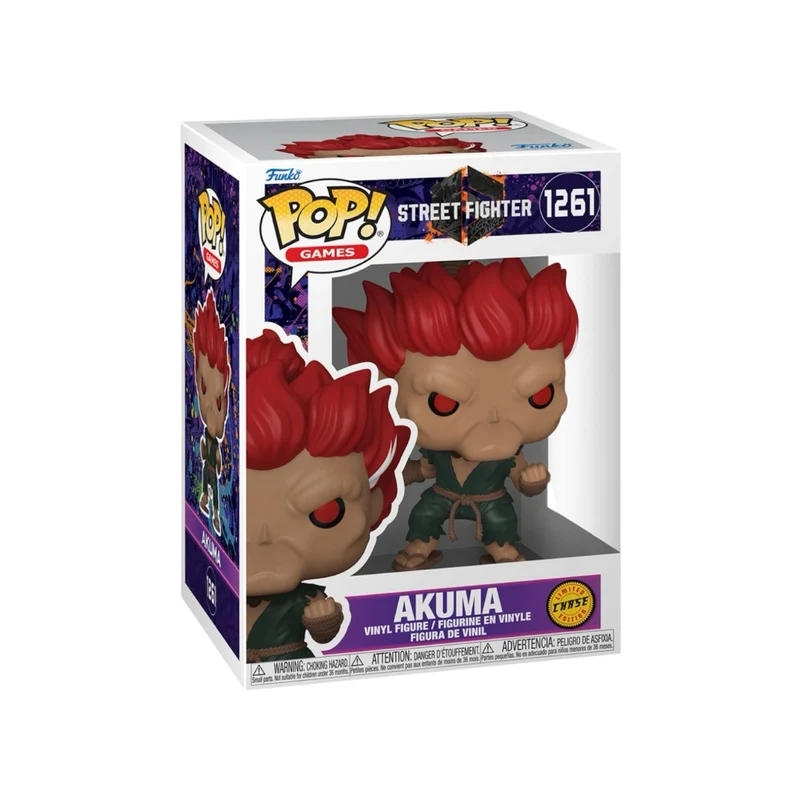 Akuma #1261 Funko Pop - Street Fighter - Chance of Chase - PREORDER