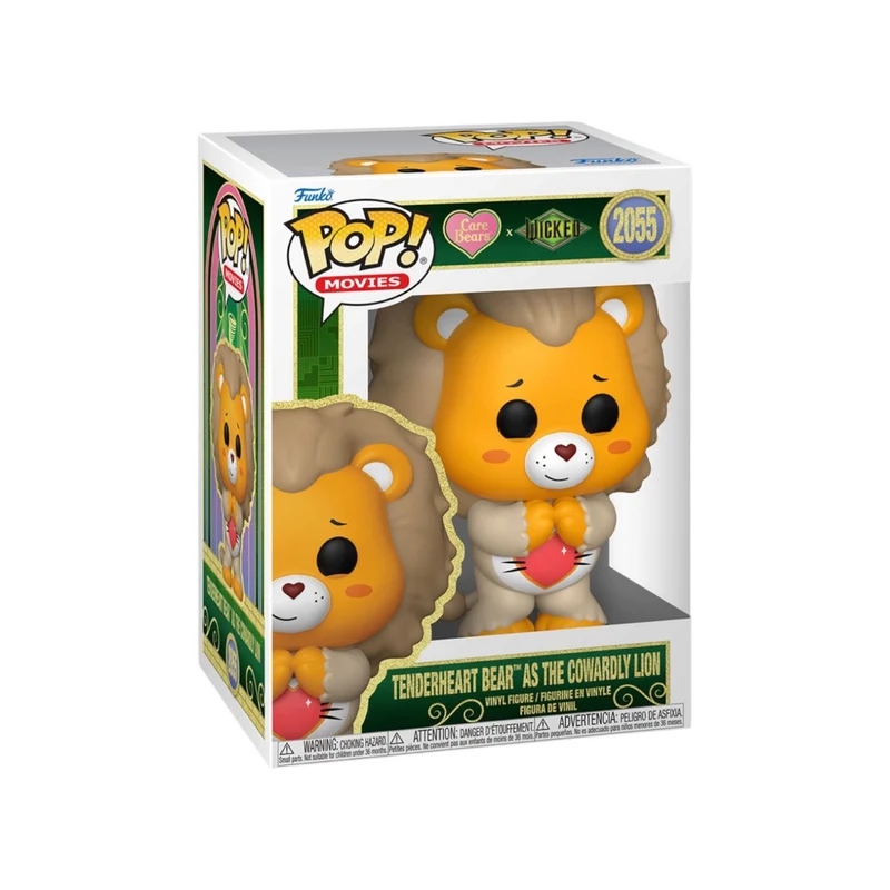 Tenderheart Bear as The Cowardly Lion #2055 Funko Pop - Care Bears X Wicked