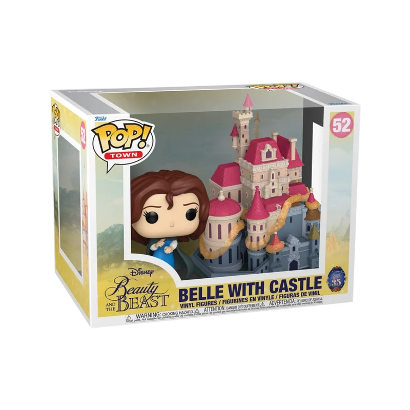 Belle with Castle #52 Funko Pop! Town - Beauty and the Beast - PREORDER