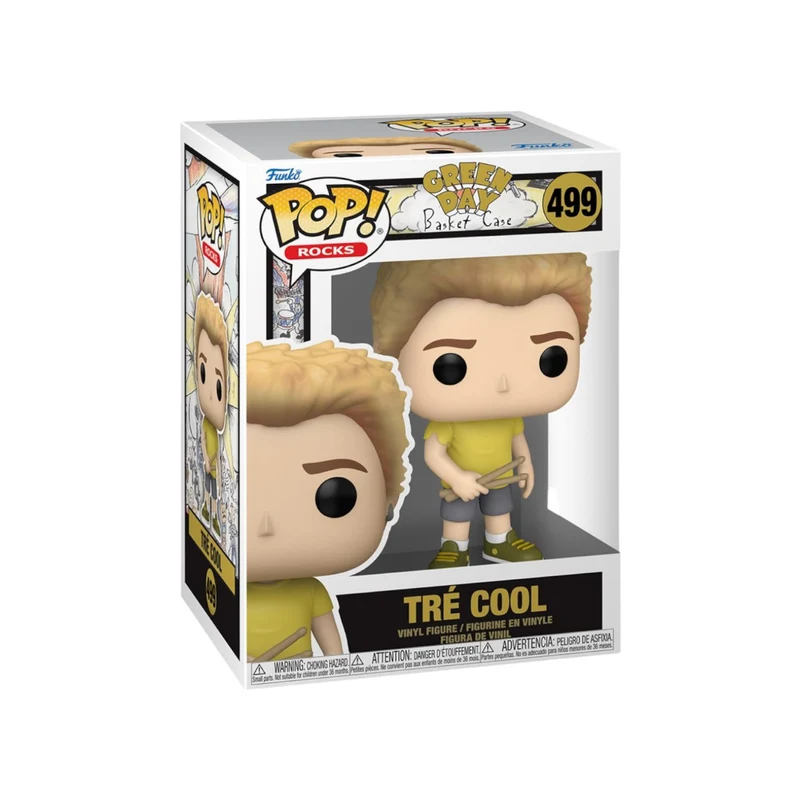 Tré Cool #499 Funko Pop - Green Day: Basket Case