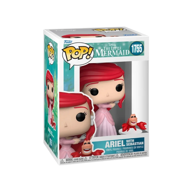 Ariel with Sebastian #1755 Funko Pop! & Buddy - The Little Mermaid