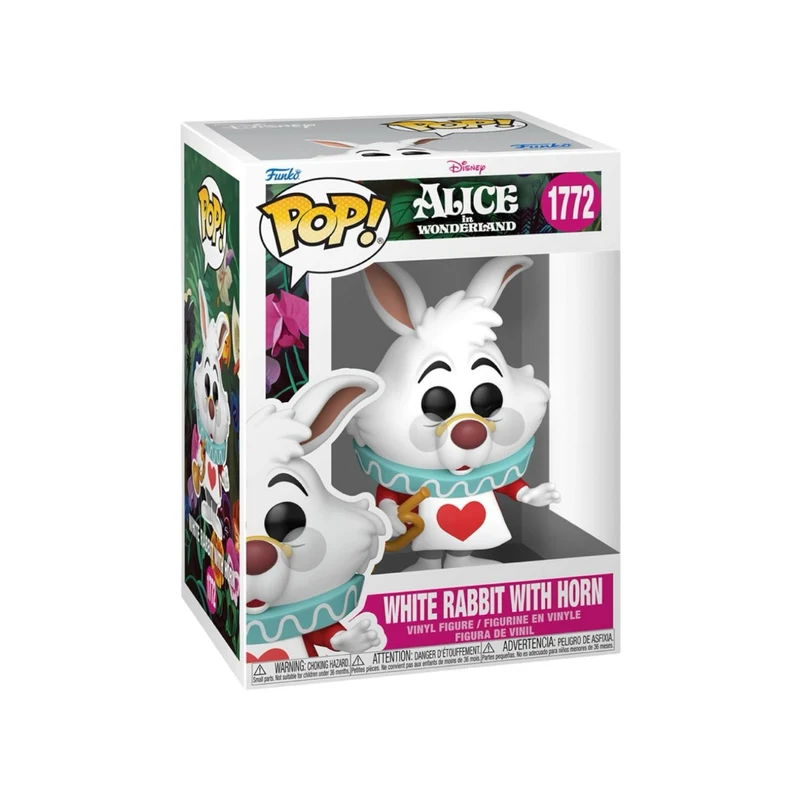 White Rabbit with Horn #1772 Funko Pop - Alice in Wonderland