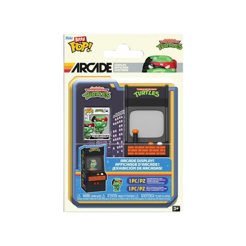 Michelangelo 8-bit Bitty Arcade Cabinet Funko Pop - Teenage Mutant Ninja Turtles