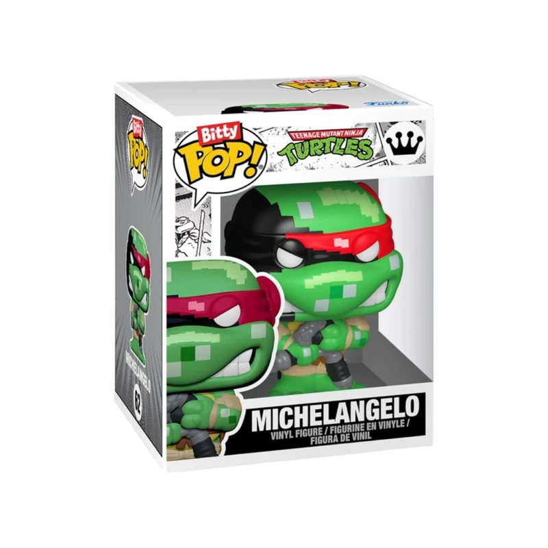 Michelangelo 8-bit Bitty Arcade Cabinet Funko Pop - Teenage Mutant Ninja Turtles