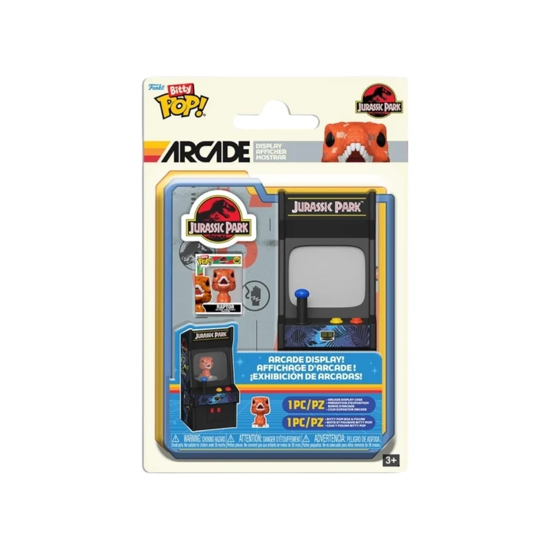 Raptor 8-bit Bitty Arcade Cabinet Funko Pop - Jurassic Park