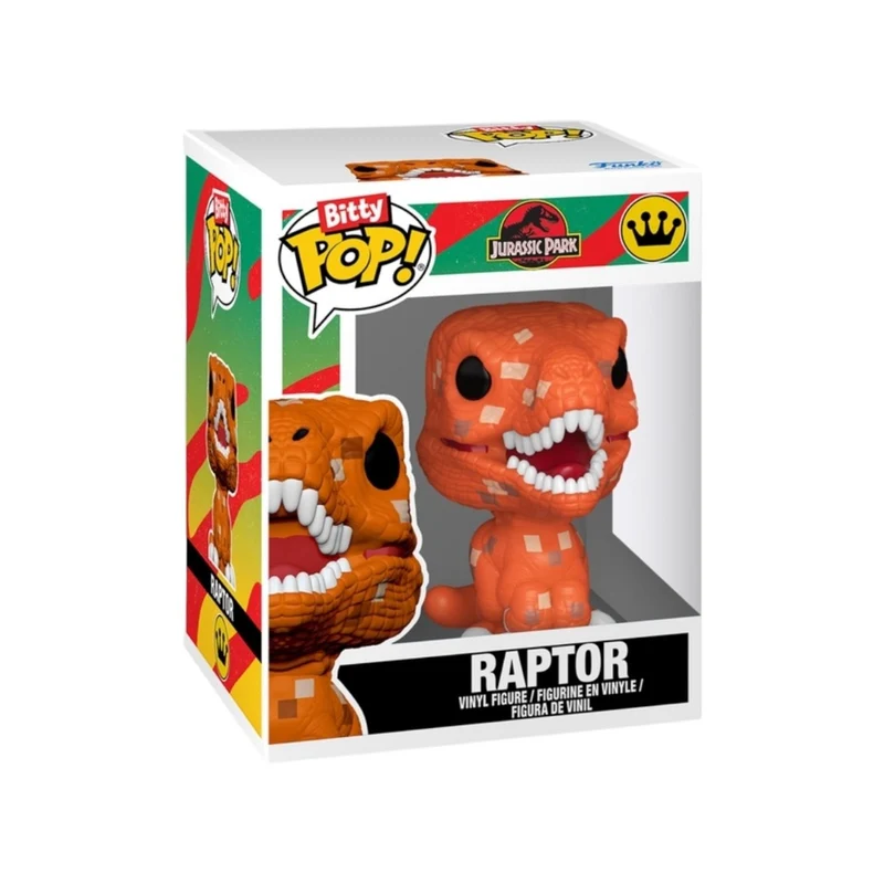 Raptor 8-bit Bitty Arcade Cabinet Funko Pop - Jurassic Park