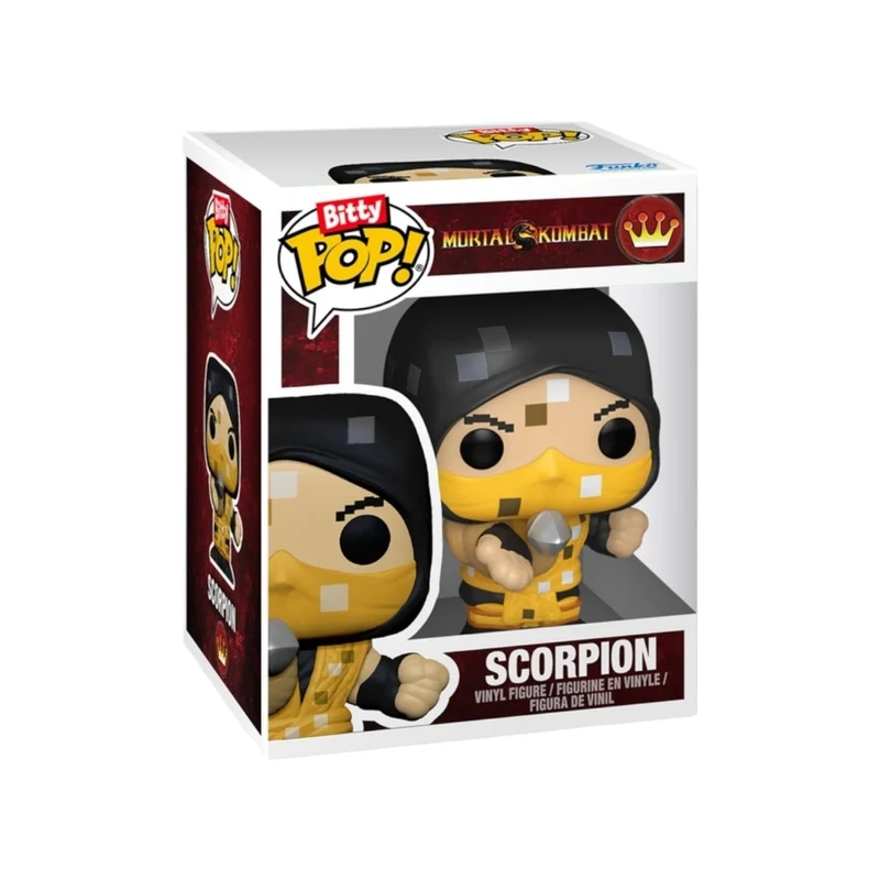 Scorpion 8-bit Bitty Arcade Cabinet Funko Pop - Mortal Kombat