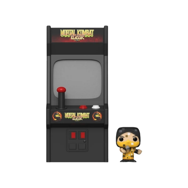 Scorpion 8-bit Bitty Arcade Cabinet Funko Pop - Mortal Kombat