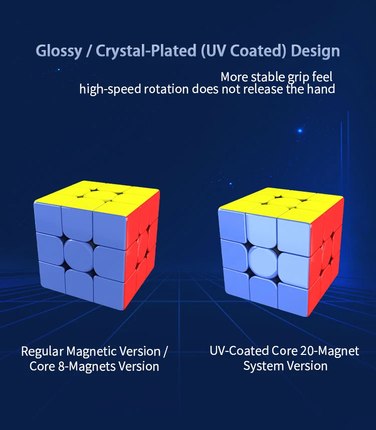 ESCube ES3 3x3 (Magnetic + 20-Magnet Ball-Core + UV Coated)