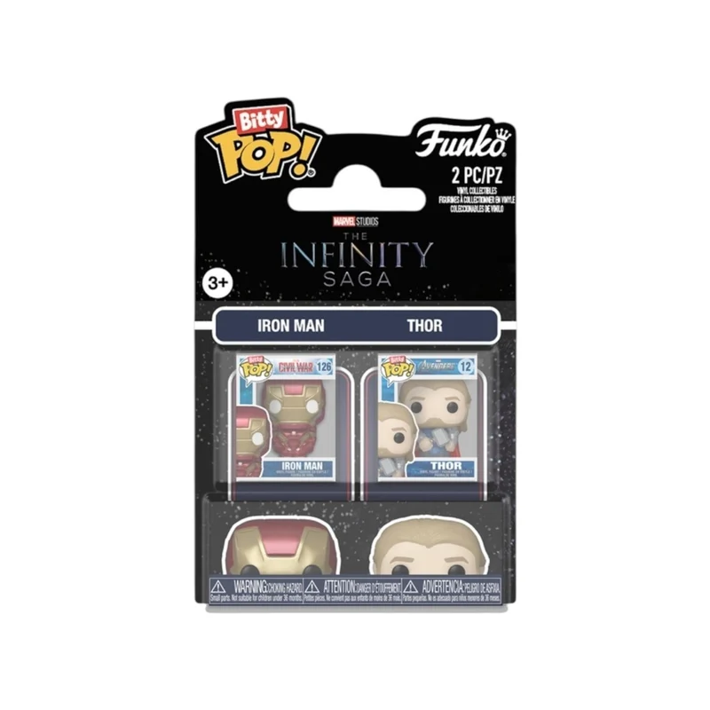 Iron Man and Thor 2 pack Bitty Pop - The Infinity Saga