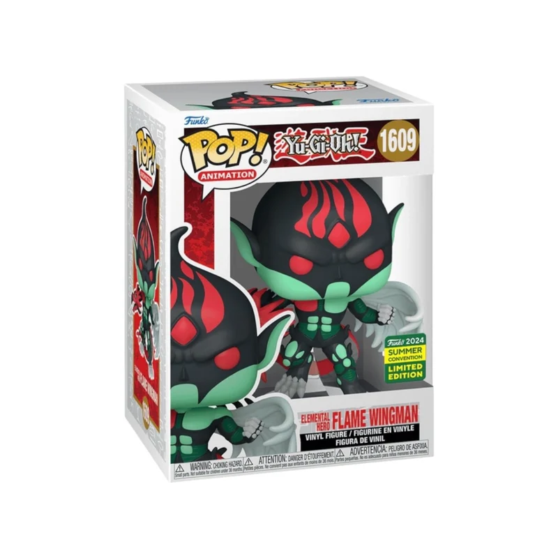 Elemental Hero Flame Wingman #1609 Funko Pop! - Yu-Gi-Oh! - SDCC 2024 Shared Exclusive