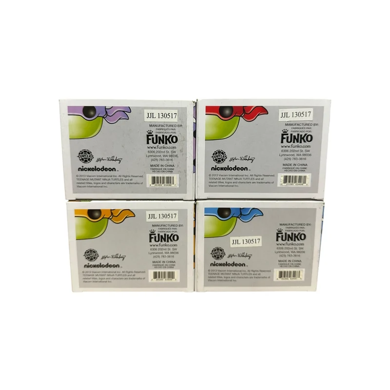 Teenage Mutant Ninja Turtles (Metallic) #60, #61, #62, #63 Funko Pop! Bundle - SDCC 2013 Exclusive LE1008 Pcs - Condition 7-7.5/10