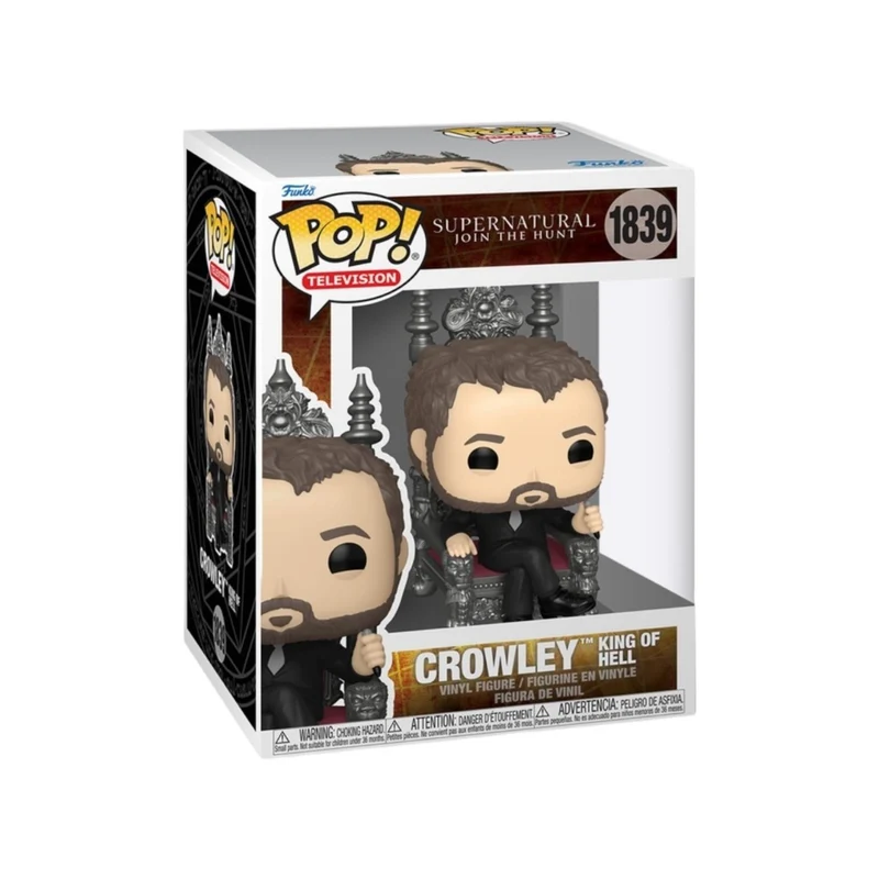Crowley King of Hell #1839 Premium Funko Pop - Supernatural: Join the Hunt