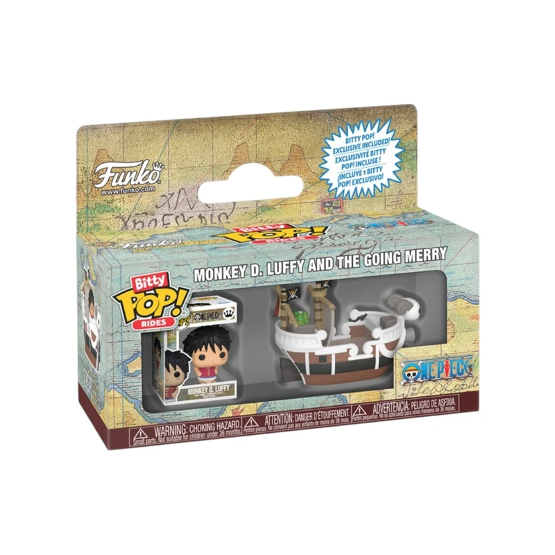 Monkey D. Luffy and the Going Merry Funko Bitty Pop Ride - One Piece