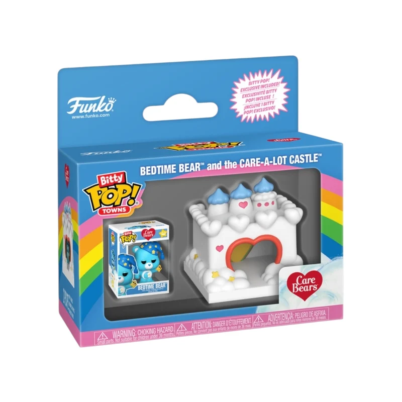 Bedtime Bear and the Care-A-Lot Castle Funko Bitty Pop Town - Care Bears