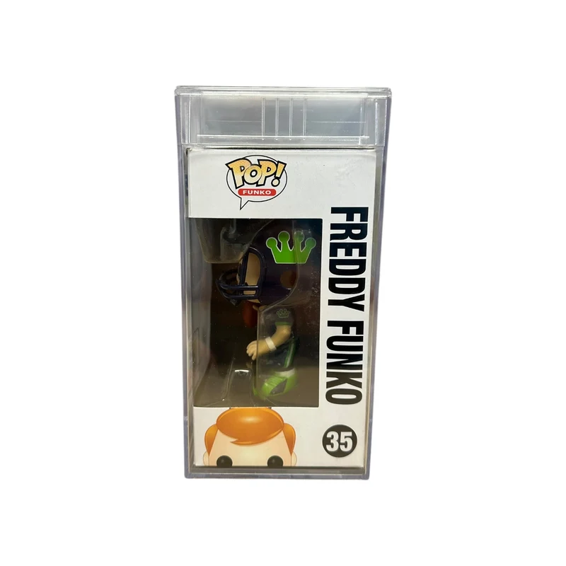 Freddy Funko as Football (Blue) #35 Funko Pop! - SDCC 2015 Exclusive LE24 Pcs - PSA 7.5/10