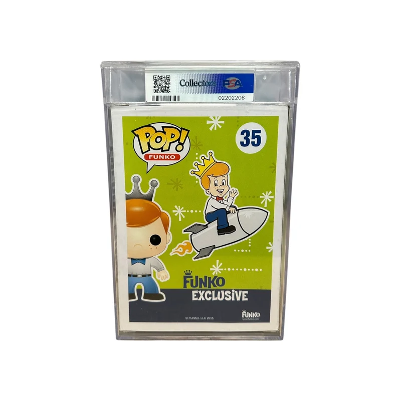 Freddy Funko as Football (Blue) #35 Funko Pop! - SDCC 2015 Exclusive LE24 Pcs - PSA 7.5/10