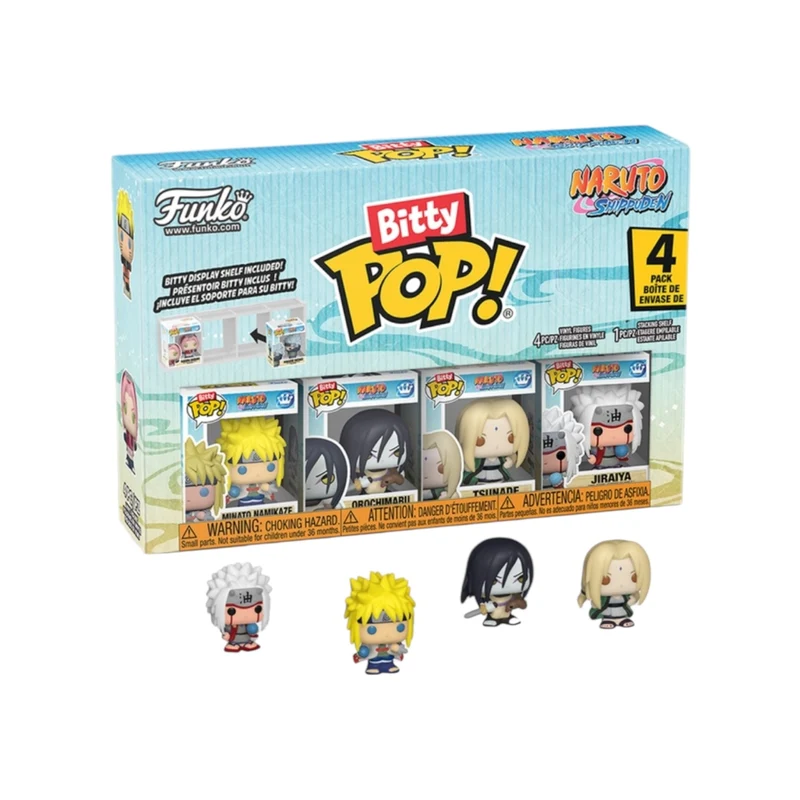 Team 2 Funko 4 Pack Bitty Pop - Naruto: Shippuden - Chance of Chase