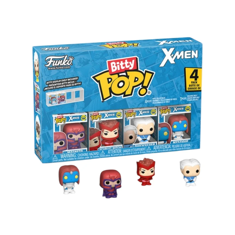 Magneto Funko 4 Pack Bitty Pop - X-Men - Chance of Chase